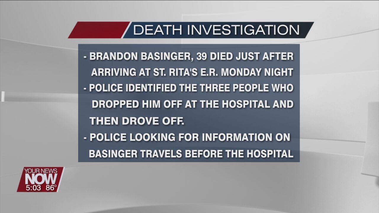 Lima man dies shortly after being dropped off at the hospital